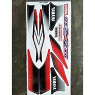 Yamaha RXZ (10) 6 SPEED SKALA Body Sticker RXZ NO10 Stripe Strike KUNING MERAH HITAM BIRU Purple Cat