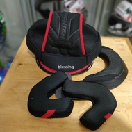 SHIPPINGbebas - ORIGINAL NHK GLADIATOR FOAM SET OPEN FACE HELMET