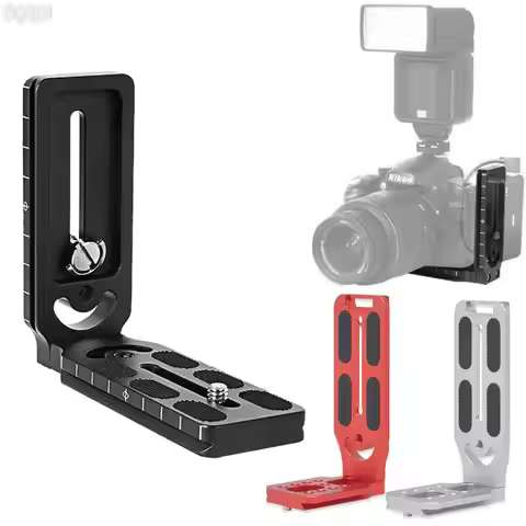 Vertical Shot L Plate 1/4 Inch Screw Camera Quick Release L Plate Mount Bracket Camera Video L Plate