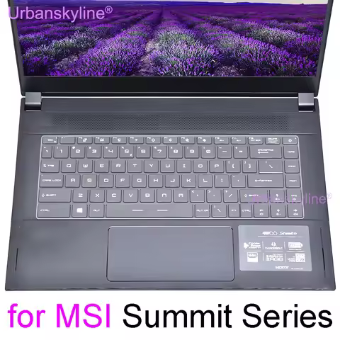 Keyboard Cover for MSI Summit 16 13 A16 E14 E15 E16 Flip Evo B14 B15 SummitPro Laptop Protector Skin