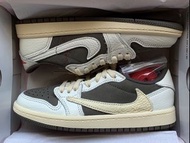 Jordan 1 Retro Low OG SP TS Reverse Mocha 童鞋 1Y全新 20cm
