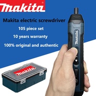 Makita Mini Cordless Screwdriver Set 105 Pieces USB Cordless Drill Electric Screwdriver Set Repair Cordless Drill