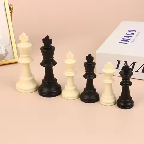 Medieval Chess Set King Chess High 95mm 75mm 65mm Chess Medieval Chess Set No Chessboard 32 Chess Pi