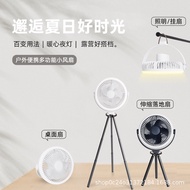 新款创意户外露营电风扇帐篷吊扇桌面风扇三脚架风扇