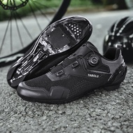มืออาชีพรองเท้าขี่จักรยานสำหรับ Roadbike SPD รองเท้าจักรยานล็อคตัวเองระบายอากาศ Mtb พุกรองเท้าจักรยานเสือภูเขาระบายอากาศได้สบายๆ2023