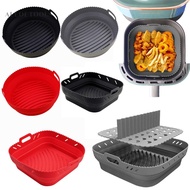 Air Fryer Silicone Liners Air Fryer Pot with Divider Plate Air Fryer Accessories [alloetools.my]