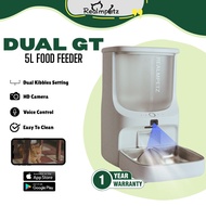 Realmpetz Dual GT 5L Food Feeder with 1080 HD Camera