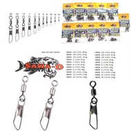 Sawa D SWD Rolling Swivel Steel 6860N / 6860B Fishing Swivel