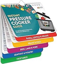 Momo &amp; Nashi Instant Pot Magnetic Cheat Sheet Magnet Set -7 x 6 Inches - Instant Pot Accessories - Instapot Pressure Cooker Magnet Sheets - Cooking Instapot Accessory Kitchen Gadgets Pot Cheat Sheets