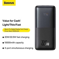 Baseus Bipow Pro 10000mAh/20000mAh 22.5W Powerbank Digital Display Fast Charge