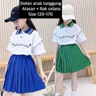 (IVY-JKT) Bs- 522 CHILDREN'S SET P0L0 SKIRT TROUSERS120-170