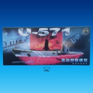 MINIATUR MODEL KIT MOKIT SUBMARINE U-BOAT U571 JERMAN 1:150 - FUZKISTORE6