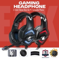 BOSTON ONIKUMA K1B/K1B PRO Gaming Headset Headphone Compatible PS4 Games 3.5mm Stereo Bass for PC Co