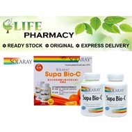 SOLARAY SUPA BIO-C (VITAMIN C) Capsules 120s/120s x2 FOC Zinc Plus 30s (10/2027)