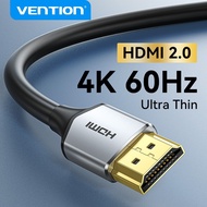 Vention Slim HDMI Cable 2.0 4K 60HZ HDMI-A Male to Male  HD Cable 18Gbps For Laptop TV box PS4 SWITC