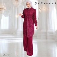 DeZaenab set Outer 3in1 | setelan celana | setcel oneset tile bordir sequin utk pesta kondangan sera