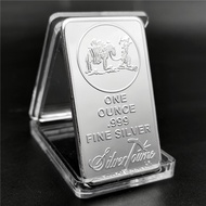 2025 Foreign Trade American Commemorative Coin 1OZ Silver Bar American Explorer American Metal Silve