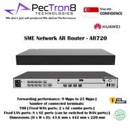 AR720 - Forwarding performance:700 | Fixed WAN ports: 2 x GE combo ports | Fixed LAN ports: 8 x GE p