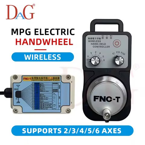 CNC Wireless Handwheel MPG Pendant Handwheel 4axis 5axis 6axis for Siemens Mitsubishi Fanuc System