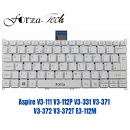 Acer Laptop KEYBOARD Aspire E3-112M E3-112P V13 V3-331 V3-371 V3-372 WHITE NEW