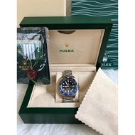 (Applause) AAA Jam Rolexs_GMT Master II Batman Swiss Edition 1.1 Factory Warranty 1st Fullset Noob B