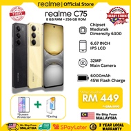 ✨NEW✨ Realme C75 5G Smartphone | 8GB RAM + 256GB ROM | 67W SUPERVOOC Charging | 5000mAh Battery | An