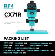 กล้องจุลทรรศน์ RF4 CX71R 6.5‑65X Trinocular Stereo Microscope)