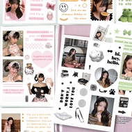 8-103pcs IVE WONYOUG Be Alright EMPATHY Photo Stickers REI LIZ GAEUL YUJIN Diary Scarpbooking Waterp