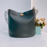 MS0651 Coach 蔻馳水桶兩用包包 Willow Calfskin Black