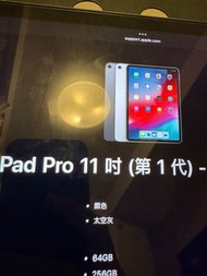 iPad pro  2018