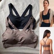 UNIQLO JAPAN Bodies Active Cross Airisim Sports Bra / Workout Yoga Pilates Outfit Seamless Knit Spor