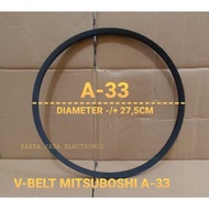 V BELT VANBELT FANBELT MESIN CUCI A820E A-820E A 820E A 820 E A33 A 33 A-33 MITSUBOSHI GRADE A