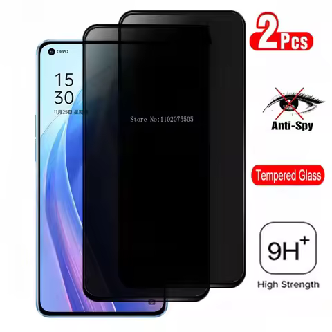 2Pcs Privacy Screen Protector For OPPO Reno 2Z Reno 3 Reno 4 Reno 4 SE Anti-Spy Glass For OPPO Reno 