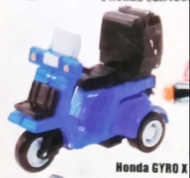 超珍貴 2007年 TAKARA TOMY 80年代 CHORO BIKE Honda GYRO X 電單車 1盒 (甩背卡) (少量生產後而停產)