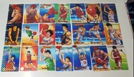 男兒當入樽 （Part 1)
SLAM DUNK
TV GAME （Part 1）
3閃咭+18白咭=21張（全套）
BANDAI   1994