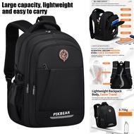 Lightweight Ergonomic Backpack for Men Women, 36L Water Resistant Laptop Bookbag with Reflective Str