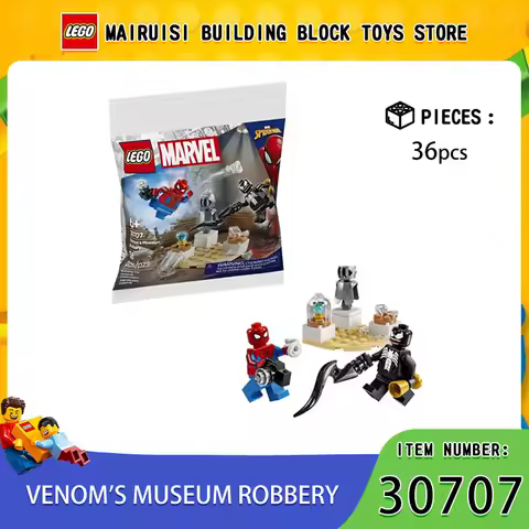 LEGO 30707 Venom Museum Heist Marvel Heroes Building Block Set Children's Day Gift