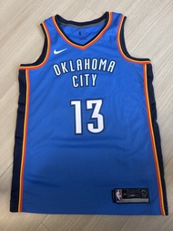 NBA Nike swingman jersey Oklahoma City thunder Paul George basketball 奧克拉荷馬雷霆隊耐克籃球球衣波衫保羅佐治喬治