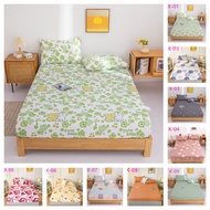 European style bed sheet 880TC  KAIN TEBAL  King &amp; Queen / Single Premium Cotton Fitted Bedsheet Set (Cadar Murah Hebat)Premium Quality Cotton Fitted Bedsheet Set Cadar