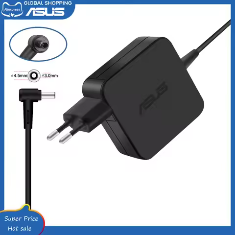 19V 2.37A 45W 4.5x3.0mm AC Adapter Laptop Charger For Asus Vivobook E1404F E1504G X1504VA X1504VAP A