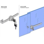 Glass cabinet 328 318 glass lock glass cabinet lock display cabinet glass lock glass shift door lock saw tooth lock