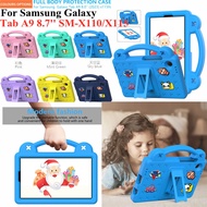 Protection Case For Samsung Tab A9 8.7'' 2023 cover case SM-X115 X110 Kids cartoon tablet case EVA full protection case