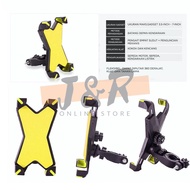 HP Bicycle & Motorcycle Phone Holder 4 Handles / Phone Holder 3.5 - 7 Inch