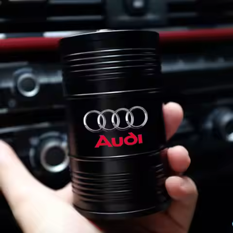 Car Ashtray Garbage Coin Storage Cup Container for Audi sport RS A1 A3 A4 B7 B8 A5 A6 A7 A8 Q3 Q5 Q7