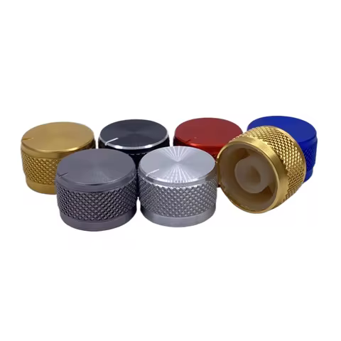 Suitable for TM680/KT68/GK68 upgrade knob 2-piece set, aluminum alloy, high-end plating, mechanical 