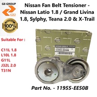 Nissan Fan Belt Tensioner - Nissan Latio 1.8 / Grand Livina 1.8 Sylphy Teana 2.0 & X-Trail ( 11955-E