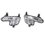 Car Front Bumper Lamp Indicator Fog Light Assembly Without Bulbs for 508 2011-2014 9670476180 Auto P