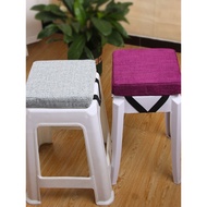 Square Stool Plastic Stool Cushion Square Shape Clothing Factory Chair Cushion Children's Heightened