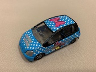 Takara Tomy Tomica No D02 Toyota Vitz Echo Winnie Mouse Mickey Mouse