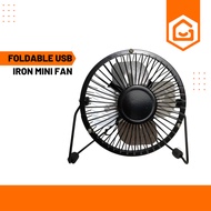 FOLDABLE USB IRON MINI FAN